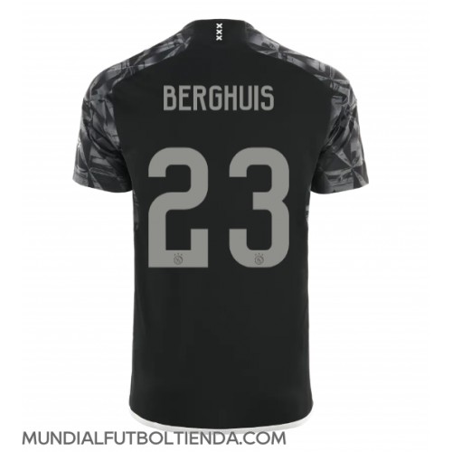 Camiseta Ajax Steven Berghuis #23 Tercera Equipación Replica 2023-24 mangas cortas